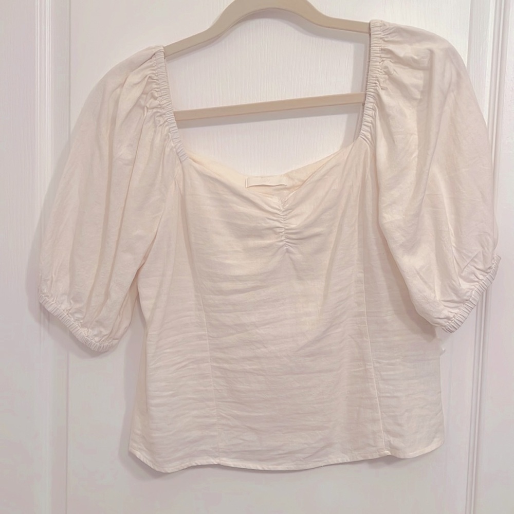 H&M white top